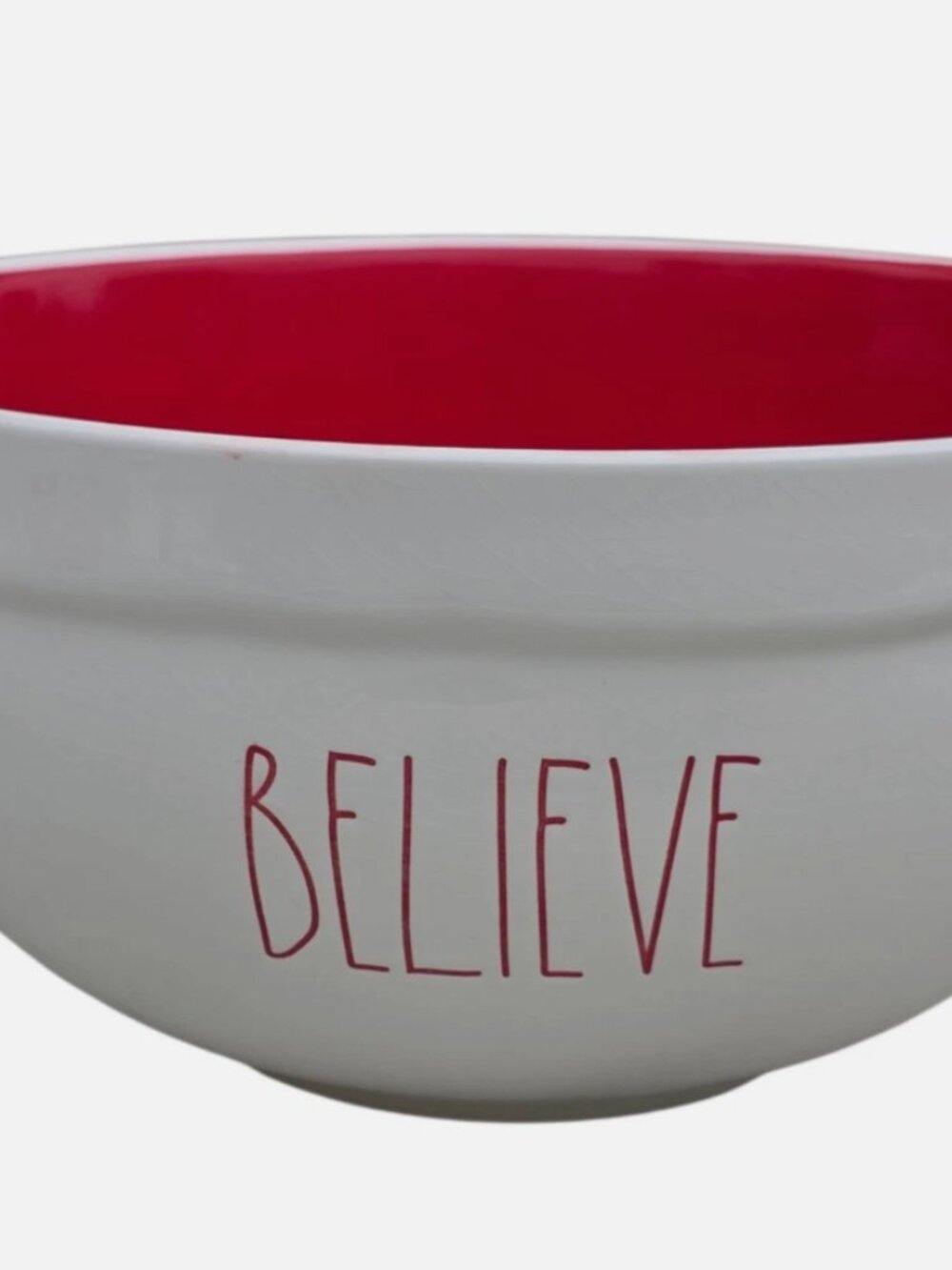 Rae Dunn Believe Bowl